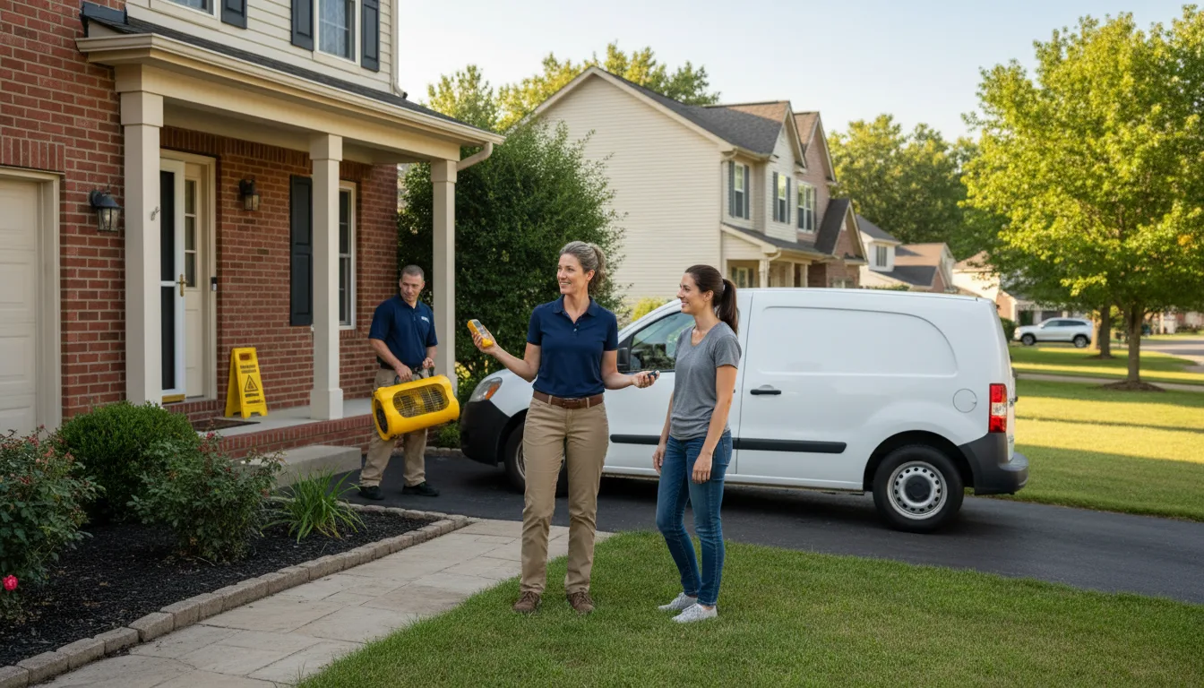 Water restoration image for Dehumidification And Cleanup Services in Newport, TN